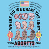 Where Do We Draw the Line? Unisex T-Shirt