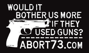 Would it Bother Us More if They Used Guns? Vinyl Sticker