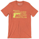 Would It Bother Us More if They Used Guns? Unisex T-shirt