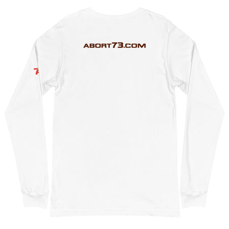 Abort73.com (Logo-Bar): Unisex, Long-sleeved T-shirt
