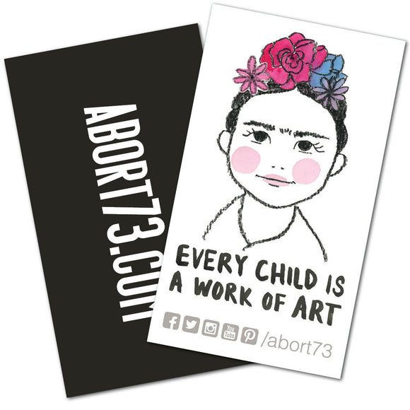 Every Child is a Work of Art: Promo Cards (50 pack)