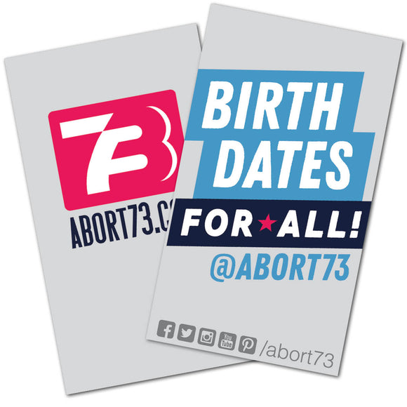 Birth Dates for All!: Promo Cards (50 pack)