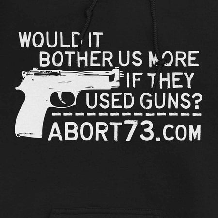 Would It Bother Us More if They Used Guns? Unisex Hoodie