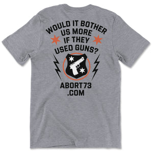 Would It Bother Us More if They Used Guns? Unisex T-Shirt