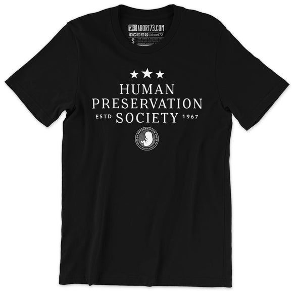 Human Preservation Society: Unisex T-Shirt