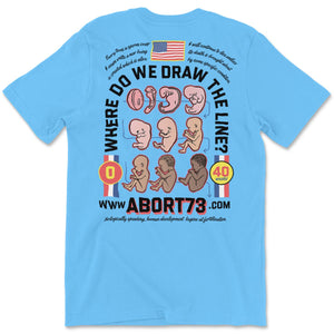 Where Do We Draw the Line? Unisex T-Shirt