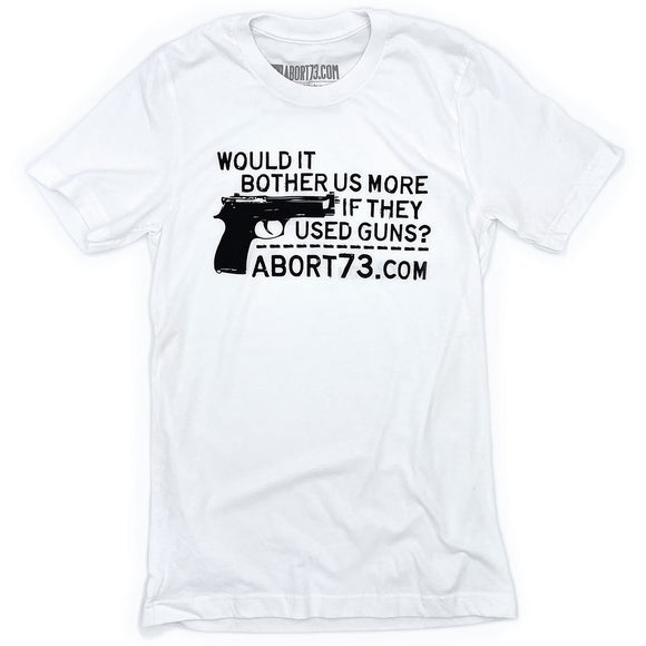 Would It Bother Us More if They Used Guns? Unisex T-shirt