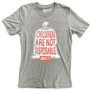 Children Are Not Disposable: Unisex T-shirt