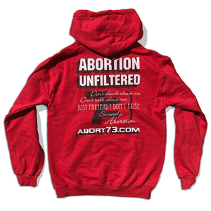 Abortion Unfiltered: Unisex Hoodie