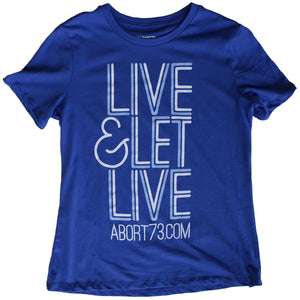 Live & Let Live: Women's Relaxed Fit T-shirt