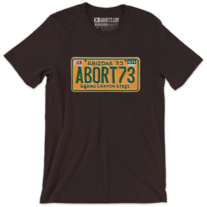 Arizona (License Plate) Unisex T-Shirt