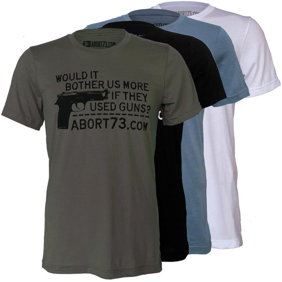 Would It Bother Us More if They Used Guns? Unisex T-shirt