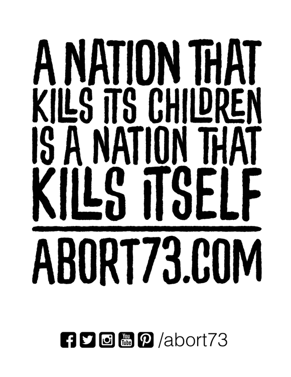 A Nation That Kills Its Children Is A Nation That Kills Itself