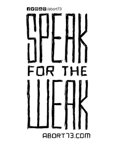 Speak for the Weak