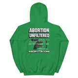 Abortion Unfiltered: Unisex Hoodie