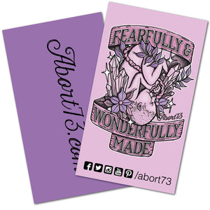 Fearfully & Wonderfully Made: Promo Cards (50 pack)