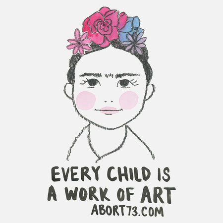 Every Child is a Work of Art: Unisex V-Neck T-Shirt