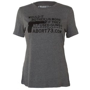 Would It Bother Us More if They Used Guns? Women's Relaxed Fit T-shirt