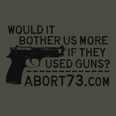 Would It Bother Us More if They Used Guns? Unisex T-shirt